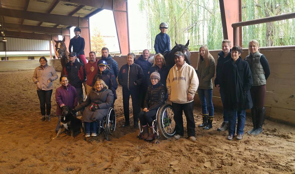 North Texas Equestrian Paradressage Clinic woo dallas!